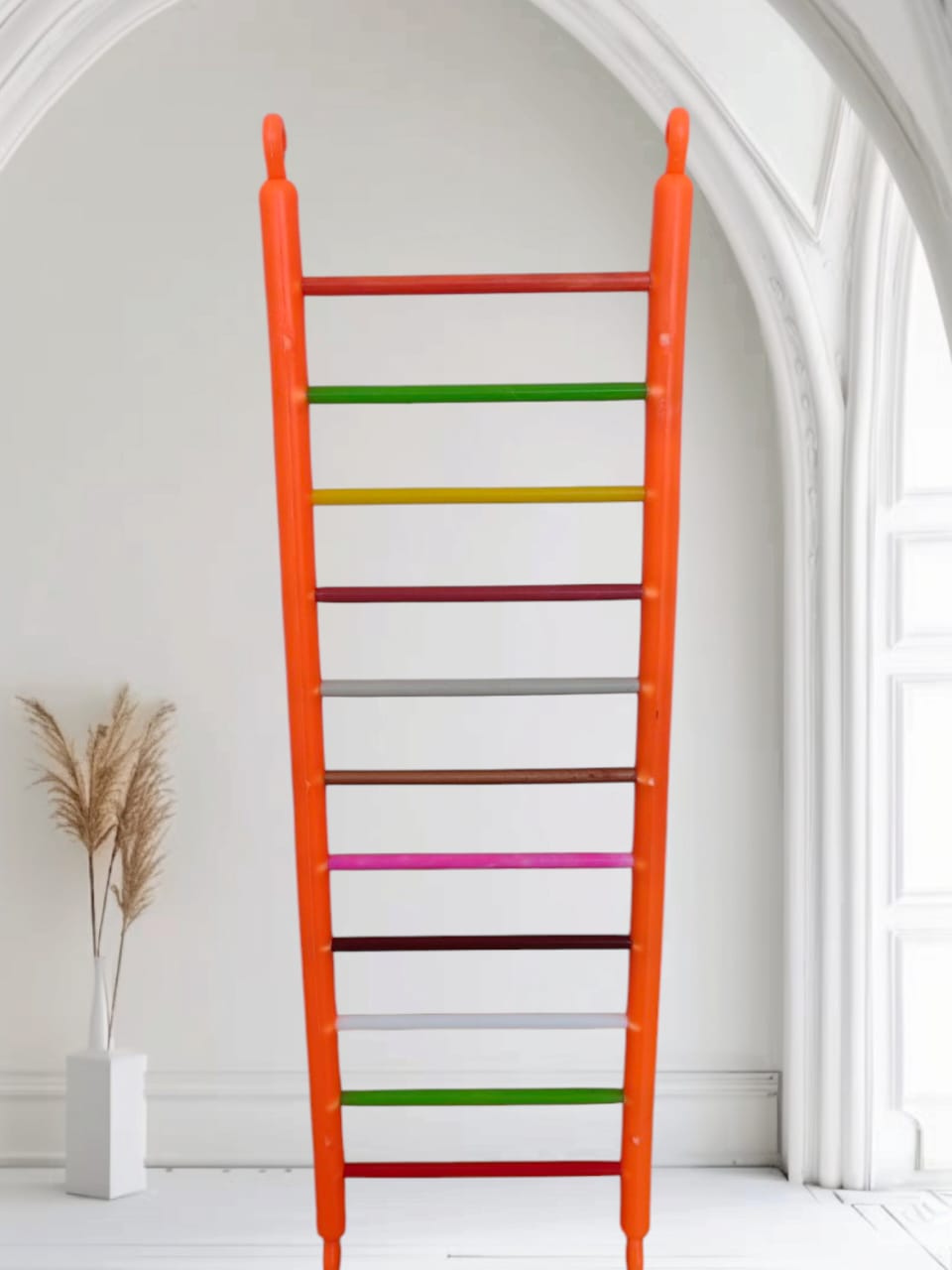 Colorful Wooden Activity Ladder for Kids